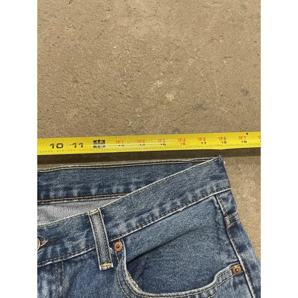 Levis 550 Jeans Mens 36x29‎ Medium Wash Blue Relaxed Tapered Zip Fly Denim